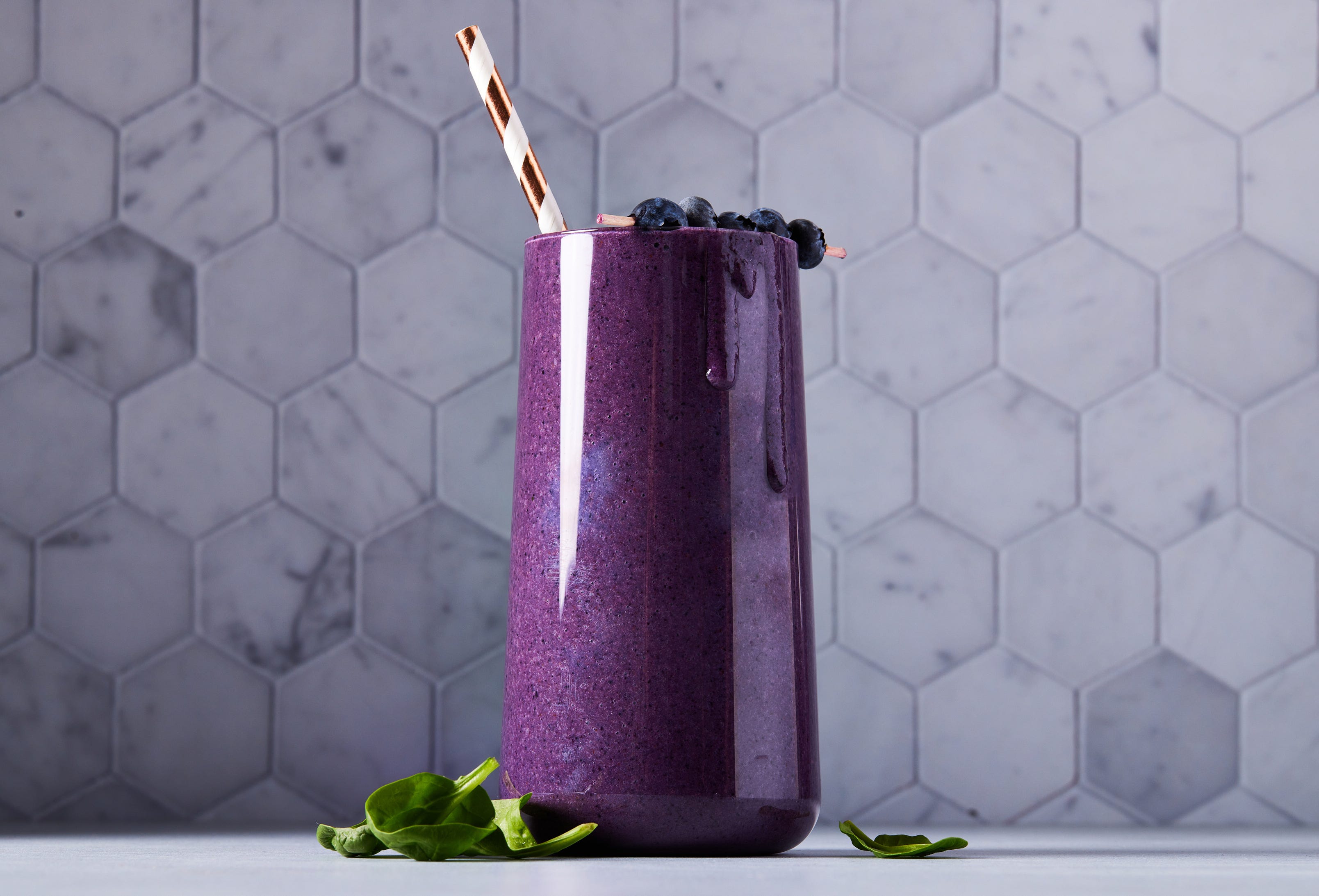 Smoothie aux Myrtilles