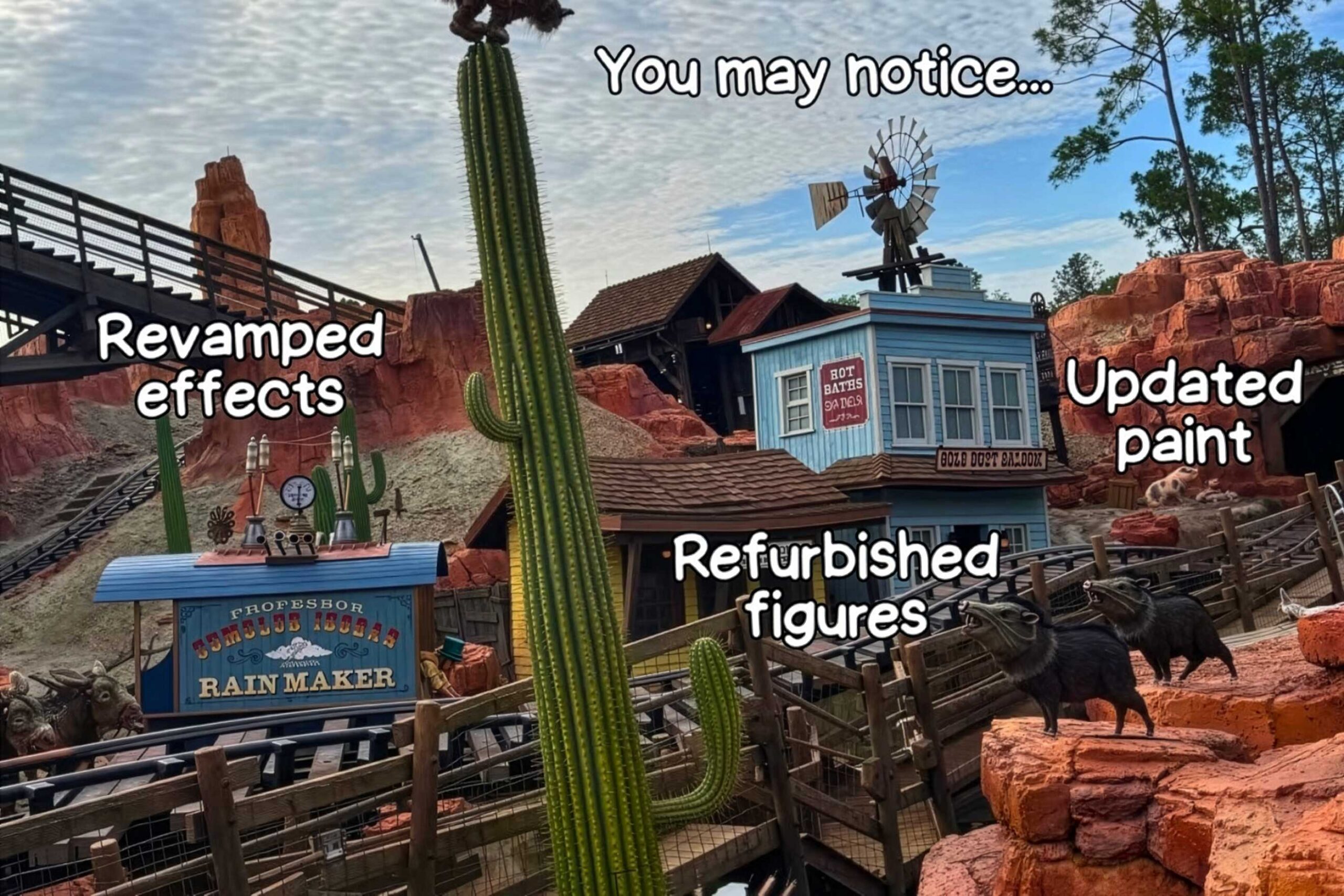 Découvrez la Nouvelle Ville de Tumbleweed de Big Thunder Mountain !
