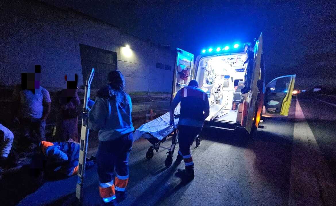 Transfert de la victime à l'hôpital