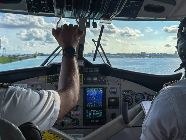 La cabine d'un avion