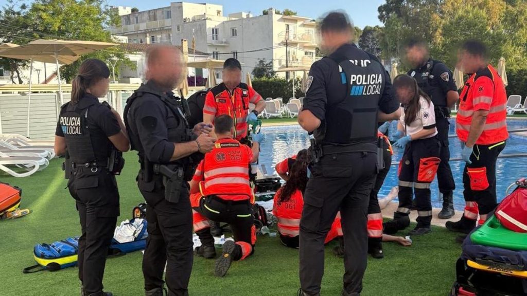 Sauvetage héroïque à Palma : des policiers locaux interviennent pour secourir un touriste noyé dans une piscine d'hôtel