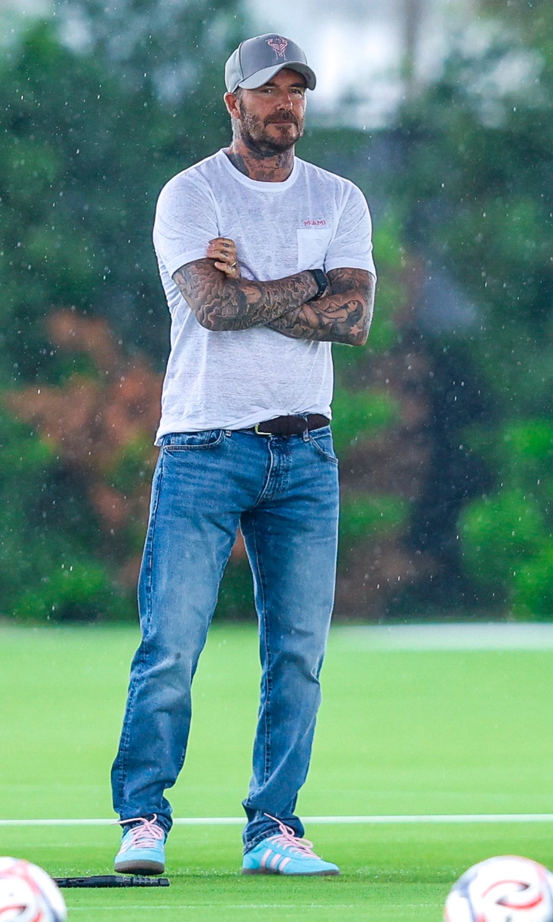 David Beckham lors d'un événement sportif
