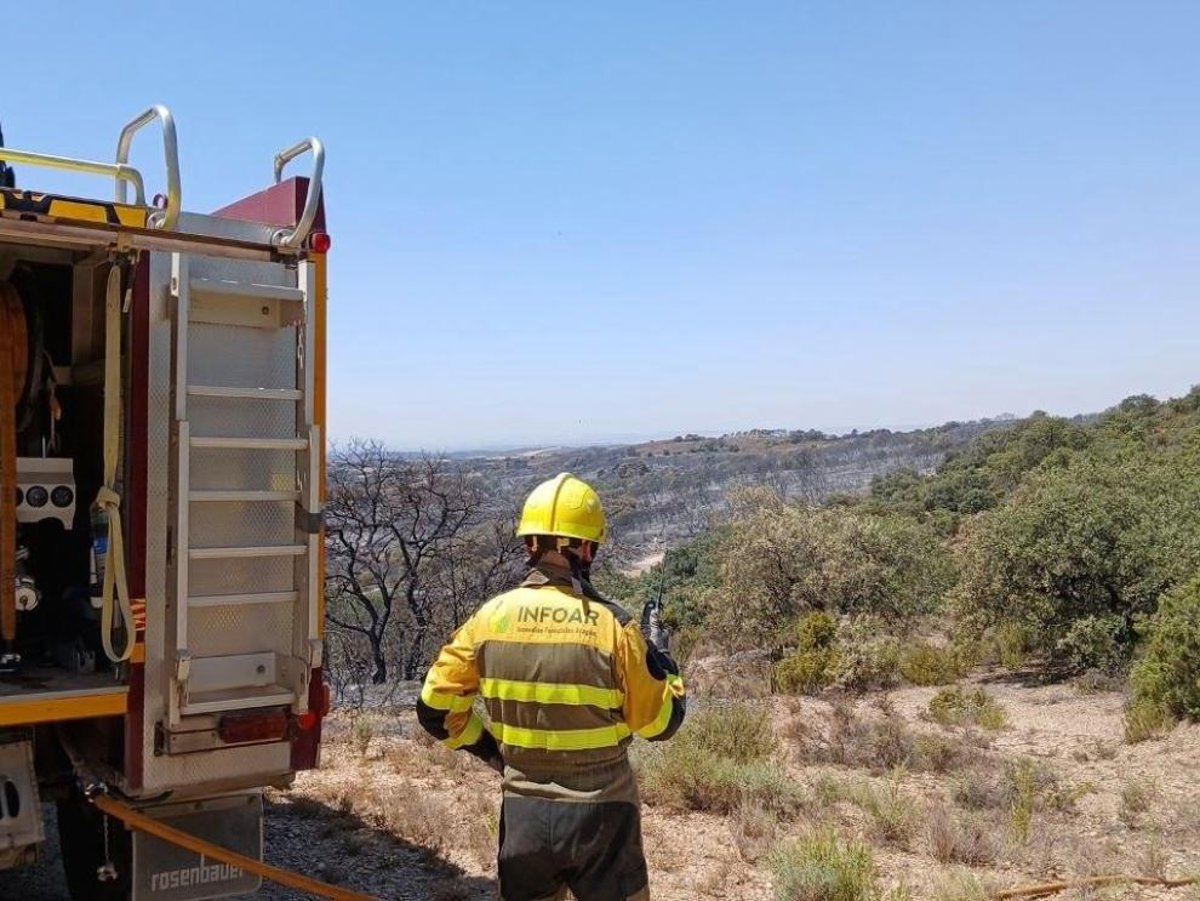 L'opération de lutte contre l'incendie de La Litera contrôlée, 4.525 hectares impactés