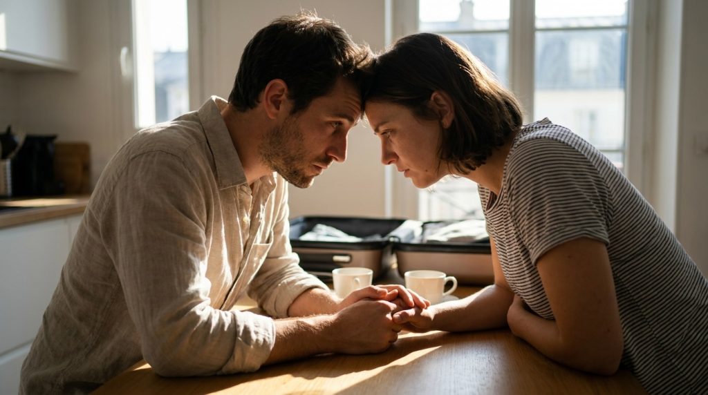 À la croisée des chemins : nos premières vacances ensemble menacent de briser notre complicité malgré les épreuves surmontées.