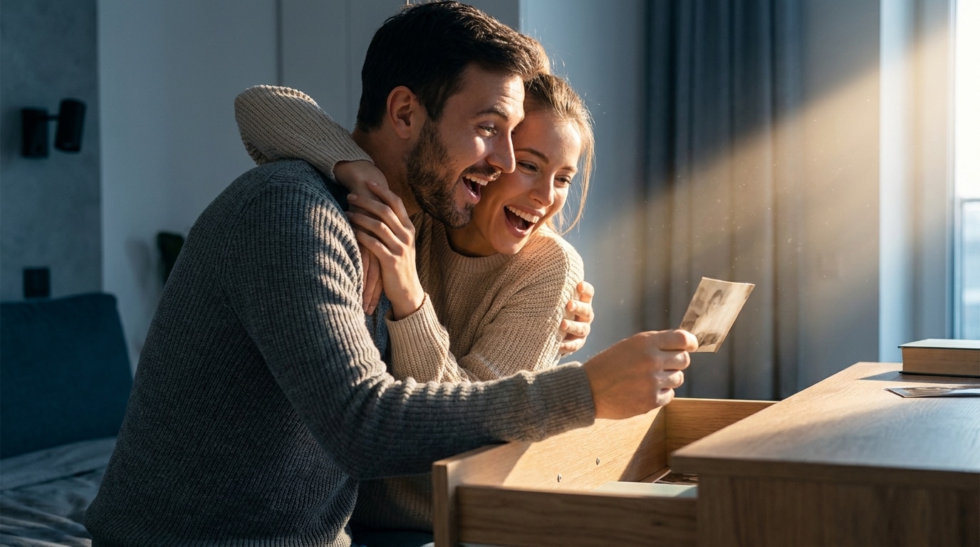 Après 15 ans de mariage, un tiroir secret révèle un secret inattendu à ma femme : Sa réaction m’a surpris !