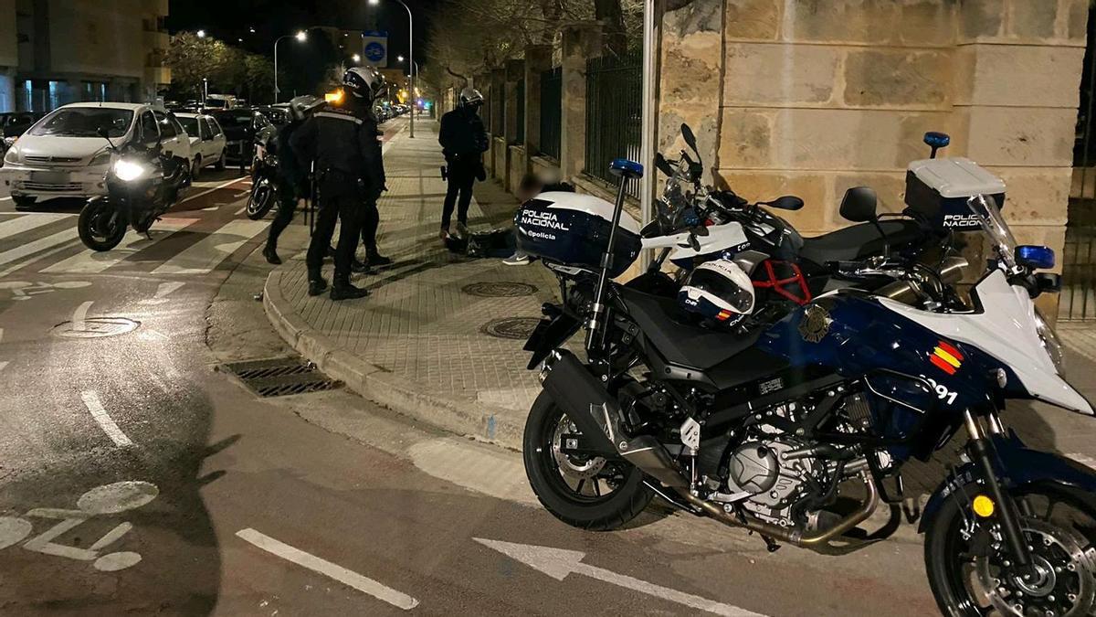 Arrestation à Palma : un jeune menacé avec un couteau pour un vol