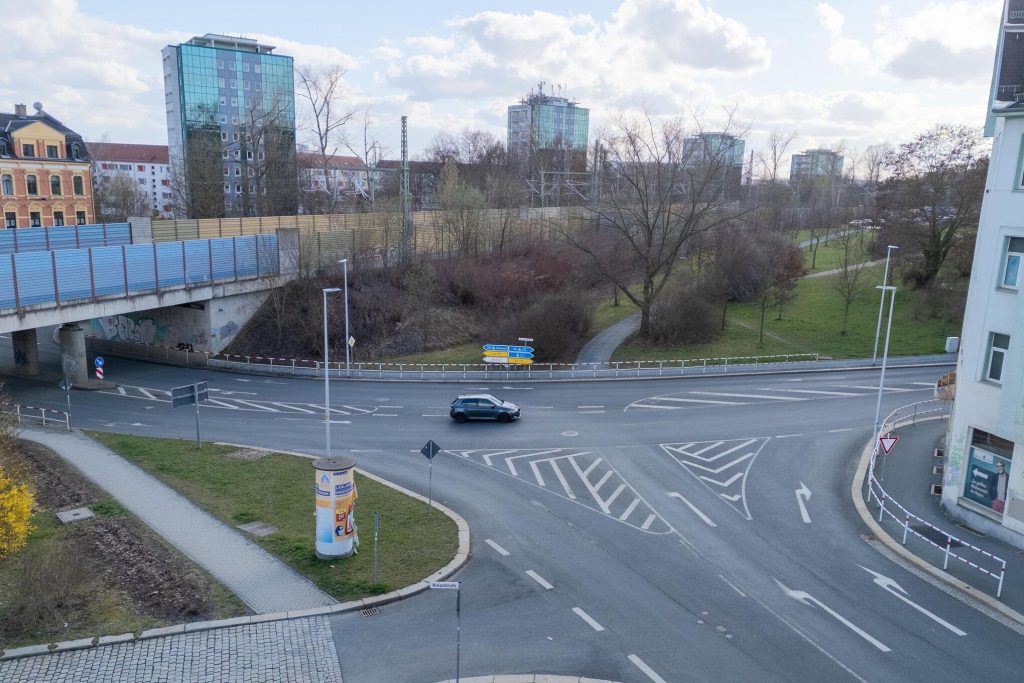 Fermeture d'une liaison importante entre B 173 et B 92 à Plauen