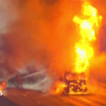Fermetures de la M25 vers l'ouest en Essex à cause de deux incendies de camions