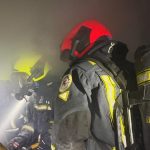 Incendie dans un immeuble de cinq étages à Burriana