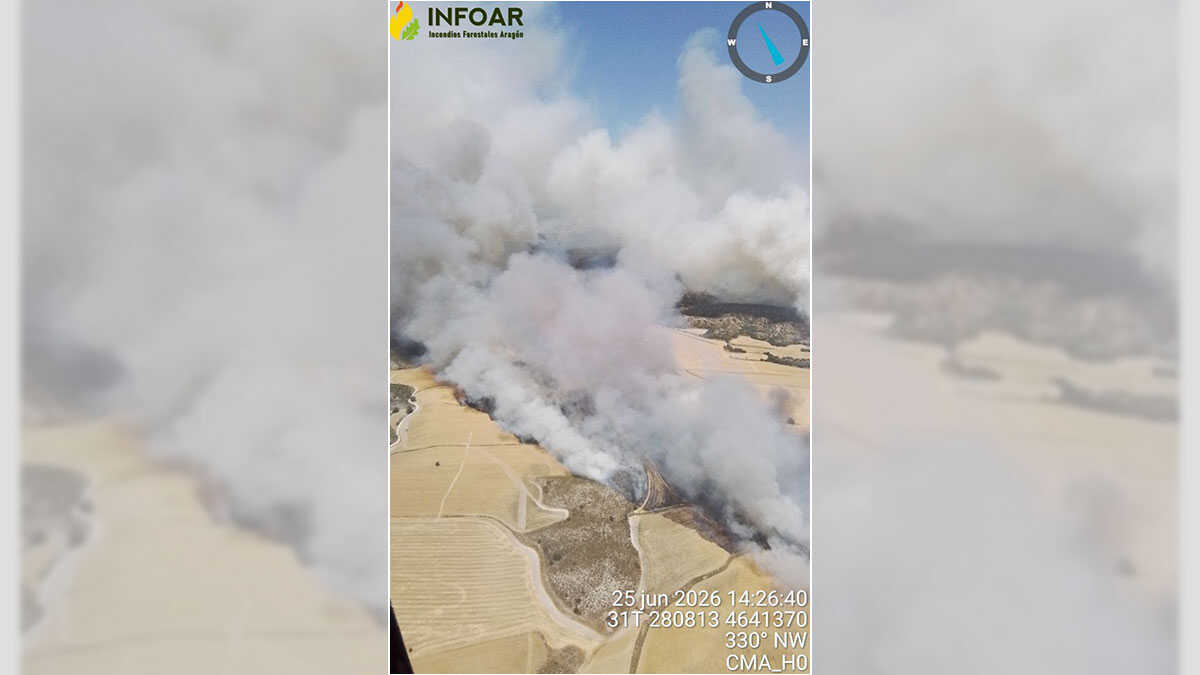 Incendie de Tamarite : Activation de l'urgence et renforcement des équipes