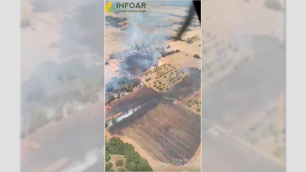 Incendie dévastateur à Ayerbe