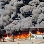 Incendie géant : Evacuation d'une entreprise à Lugnano
