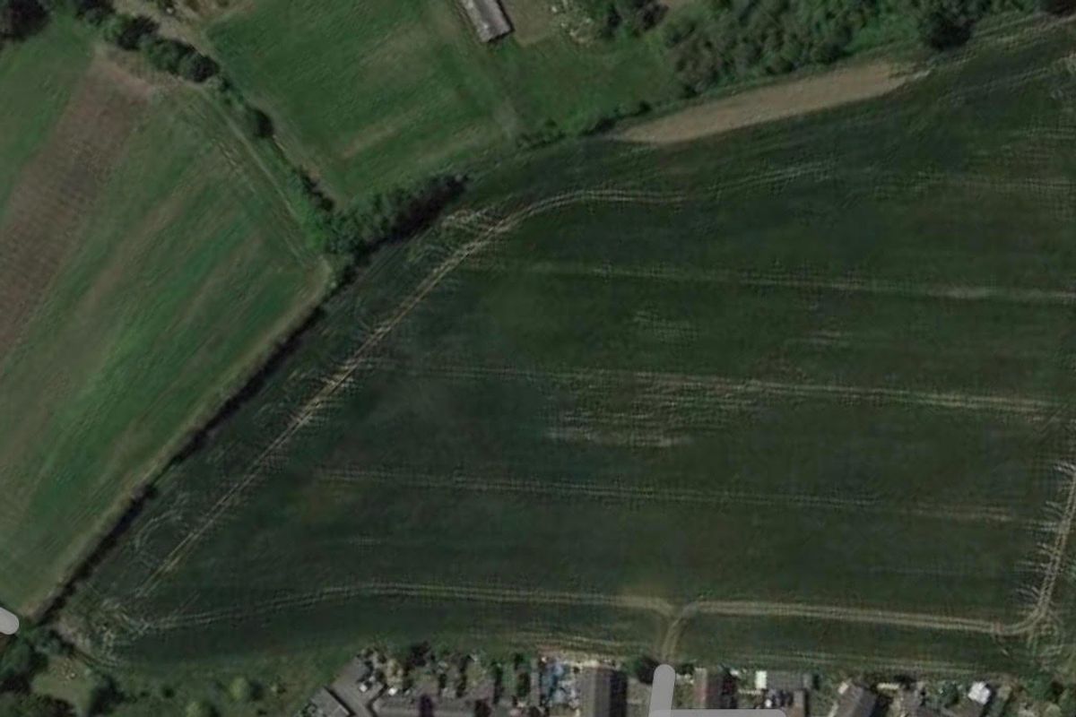 Les maisons proposées à construire sur des terrains à l'ouest de Earith Road à Colne