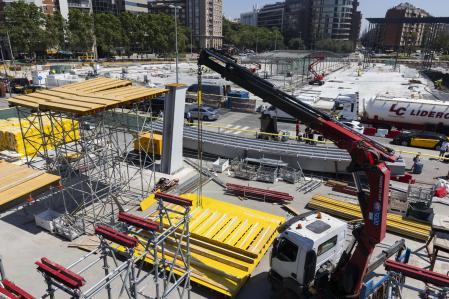 Futur hall élargi de la gare