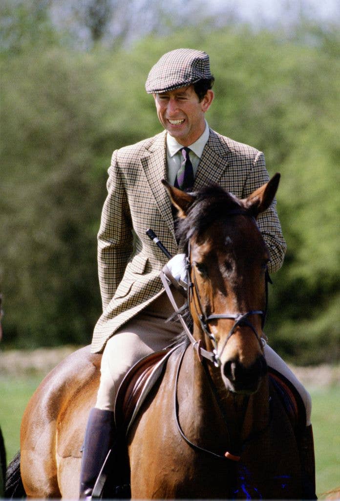 Le Roi Charles passionné d'équitation