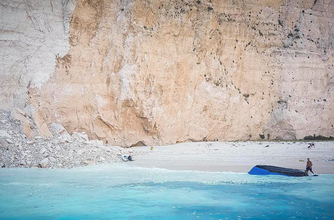 Navagio-Stand in Griechenland