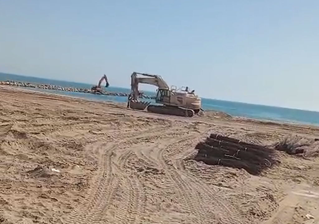 Ralentissement de la régénération des plages à Cullera