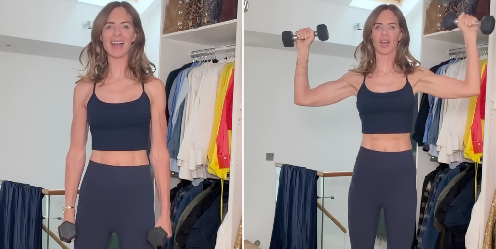 Trinny Woodall, 62 ans, présente son entraînement rapide de 10 minutes pour les matins chargés