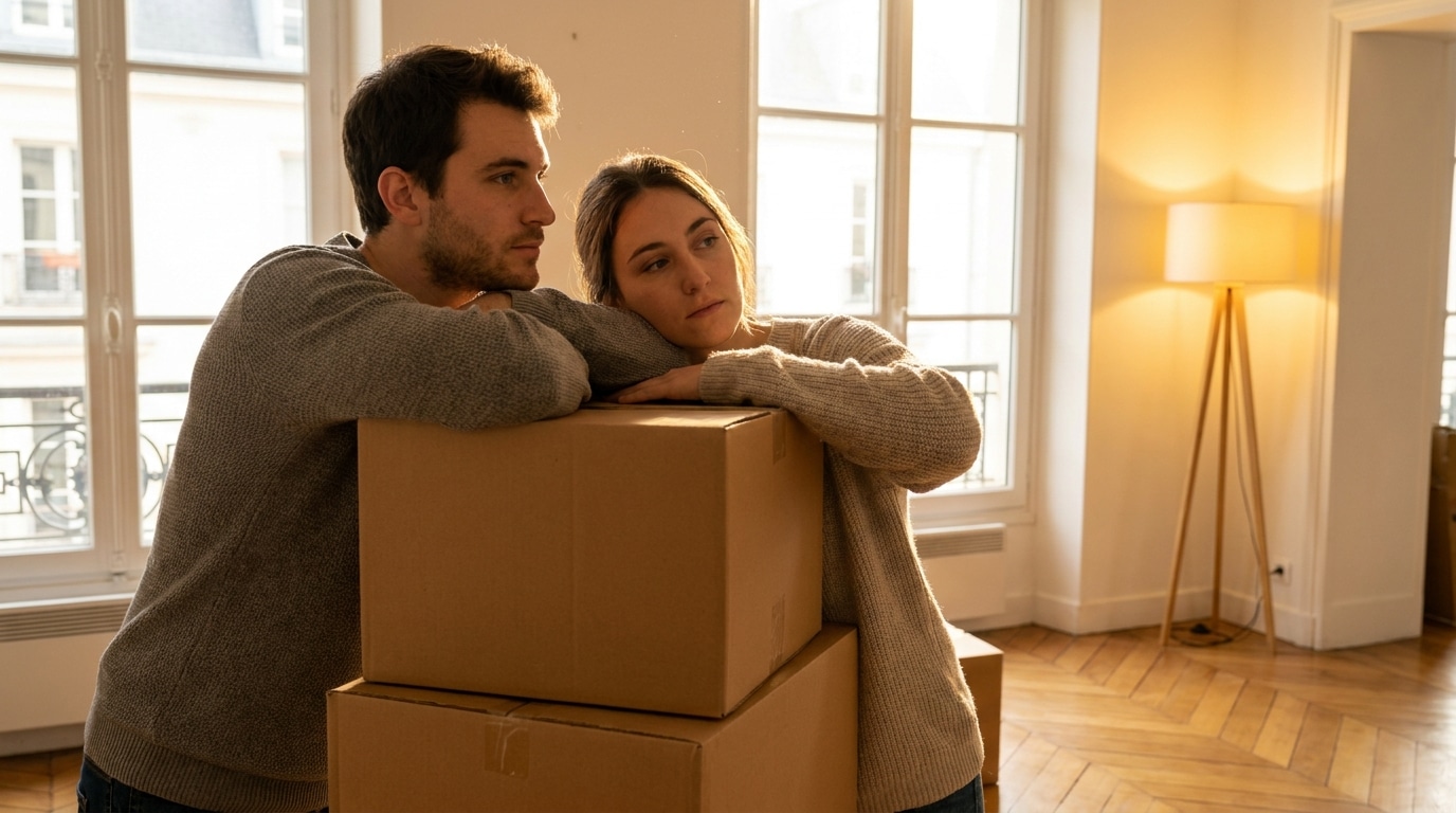 Trois mois plus tard, la cohabitation révèle les non-dits : le jour où il a déballé ses cartons, tout a changé.