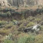 Coche fou dévale une pente à Gran Canaria