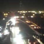 Accident sur l'AP-7 : Un camion frigorifique renversé bloque la circulation en Castellón