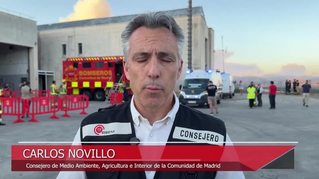 Arrestation du suspect de l'incendie à Lozoyuela, en alerte niveau 2 du plan INFOMA