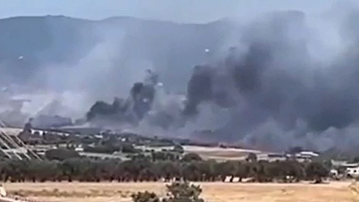 Incendie à Cagliari