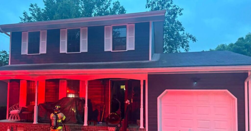 Incendie de maison à Chattanooga sur Jocelyn Drive