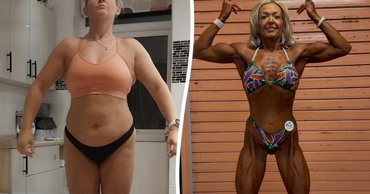 Maman "canapés" métamorphosée en bodybuildeuse !