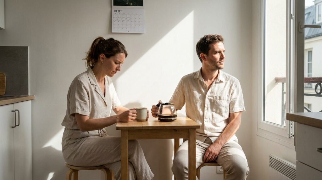 Quand les vacances se transforment en conflit : mes illusions sur notre complicité en couple s’effondrent dès le matin !