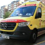 Un jeune blessé après un accident à la place de Navaliegos