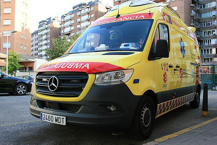 Un jeune blessé après un accident à la place de Navaliegos
