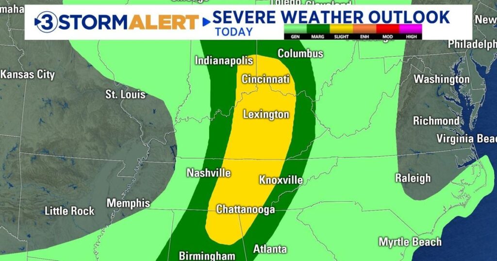 Suivi des Tempêtes Violentes dans la Vallée du Tennessee
