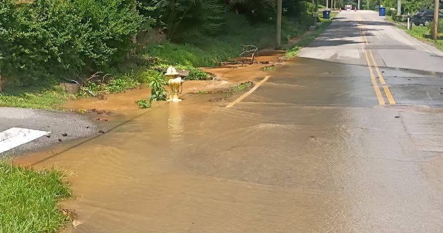 Fermeture de route à Red Bank suite à une importante rupture de canalisation