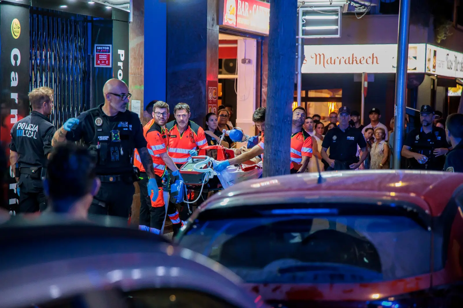 Intervention des secours