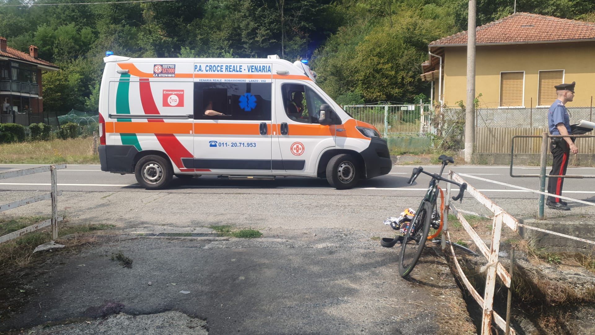 Accident de cyclistes