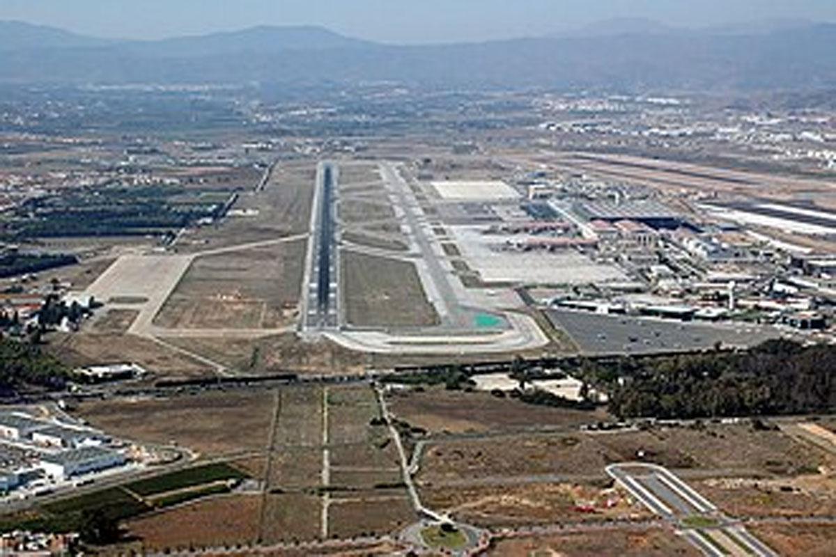 Aproximación finale à la piste 12 de l'aéroport de Málaga