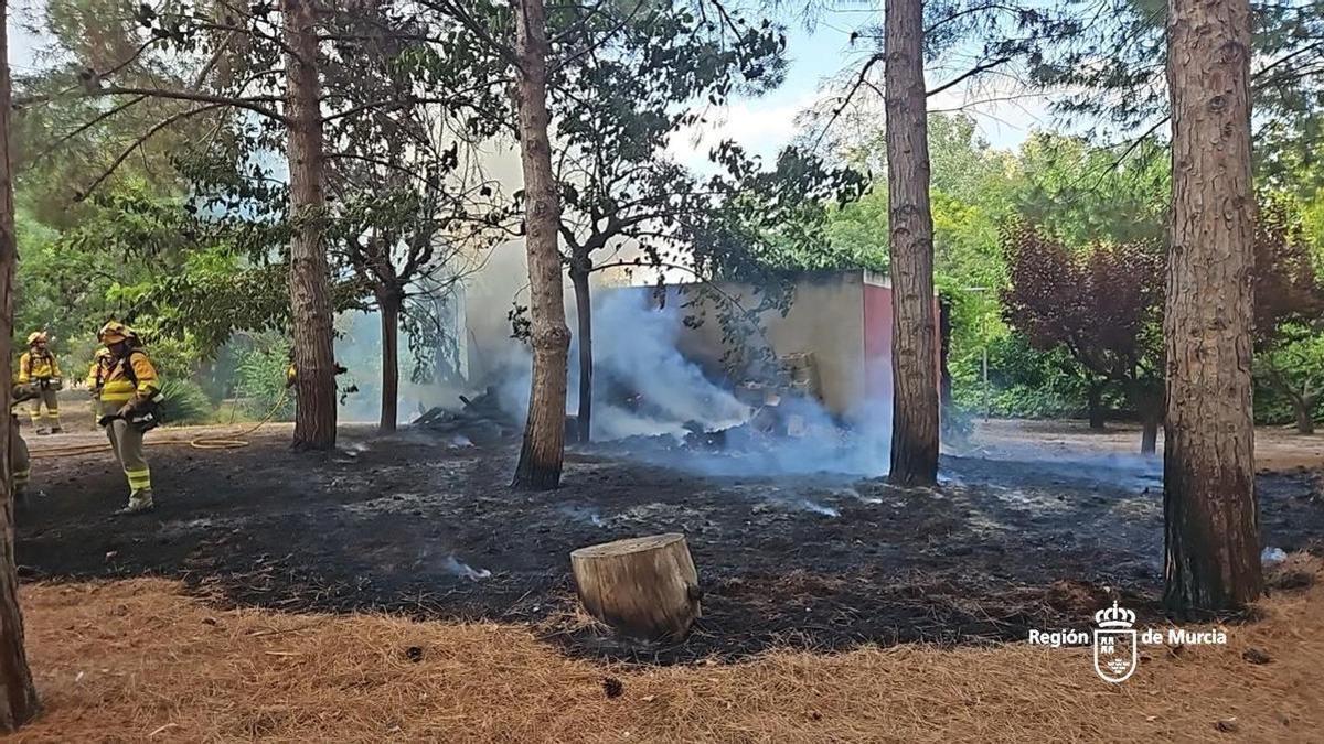 Incendie à Cieza : Feu maîtrisé à El Argaz