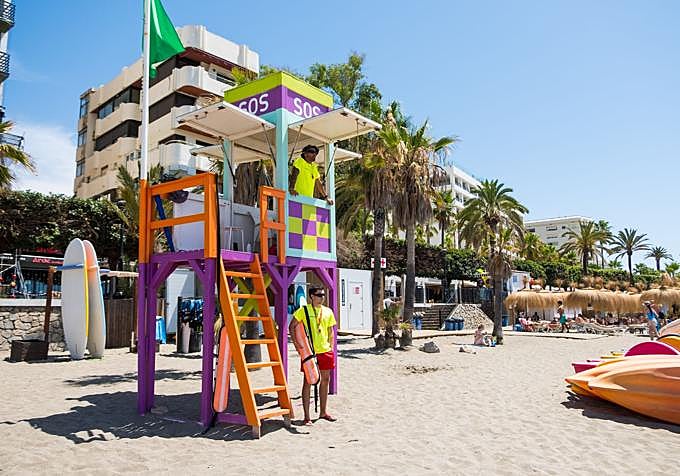 Sauveteurs à Marbella