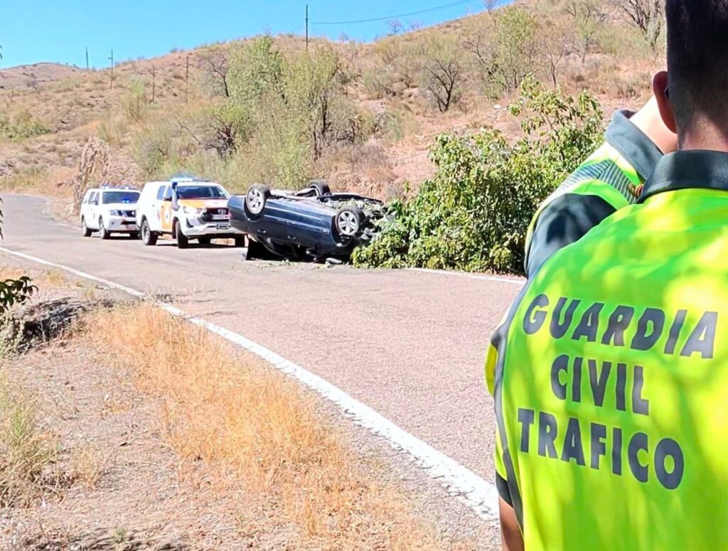 Accident spectaculaire entre Castejón de las Armas et Carenas : un blessé à déplorer