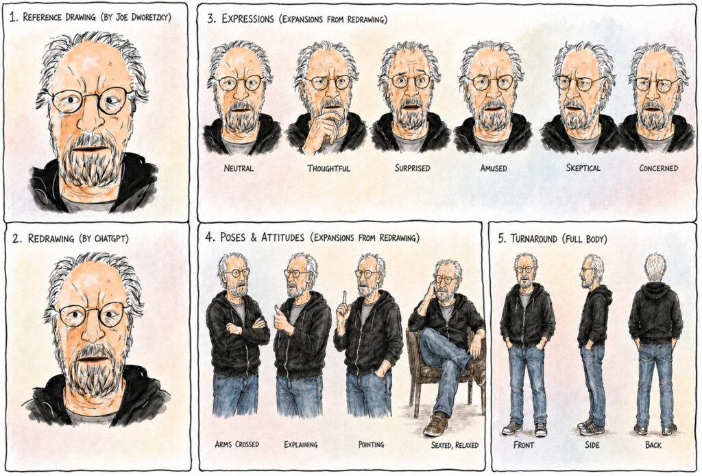 À la recherche du "Joe-Ness" : un dessinateur explore l'impact de l'IA sur l'art tout en préservant son style unique