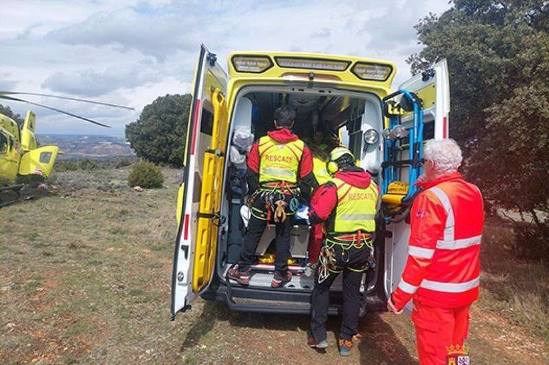 Accident spectaculaire à Pozuelo del Páramo ce mardi