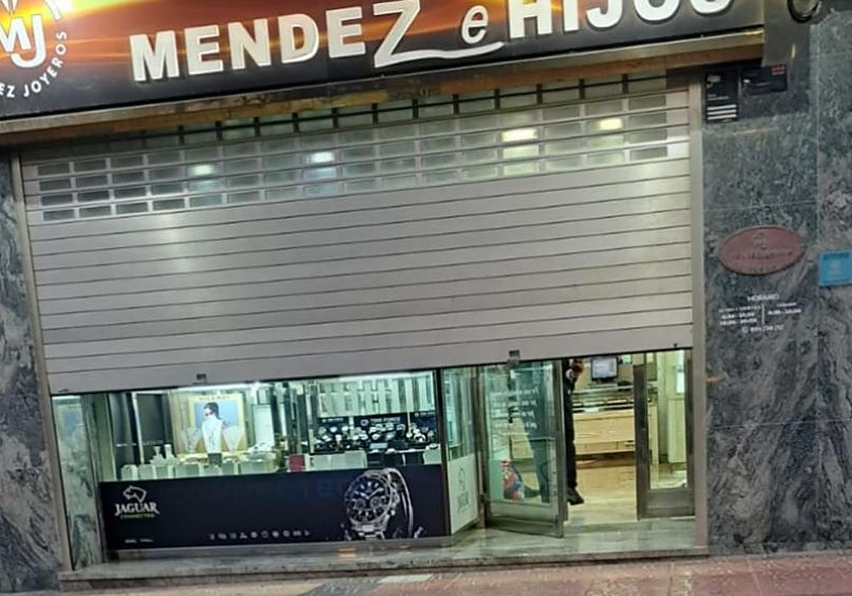 Braquage audacieux d'une bijouterie à Vecindario