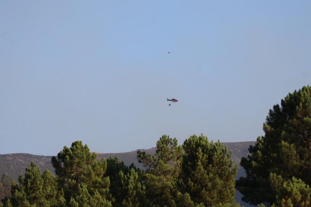Incendie aux Hurdes : danger écarté en Salamanca