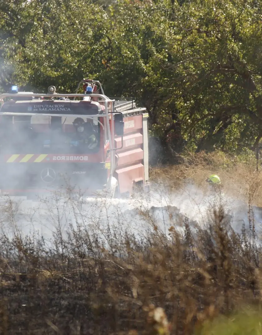 Incendie à Santa Marta de Tormes