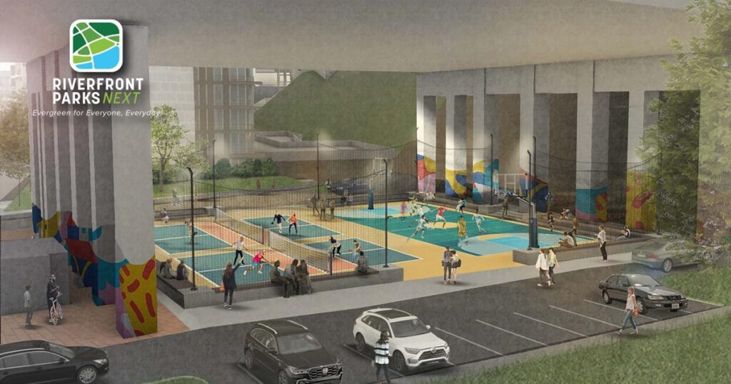 Investissement de 10 M$ pour revitaliser le Riverfront avec BlueCross Healthy Place