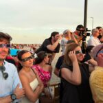 La plage de la Malvarrosa : une expérience immersive lors de l'éclipse