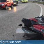 Une motarde hospitalisée après un accident à La Laguna