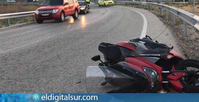 Une motarde hospitalisée après un accident à La Laguna