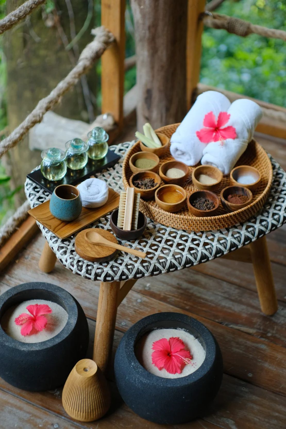 El spa de Bawah Reserve, Aura.